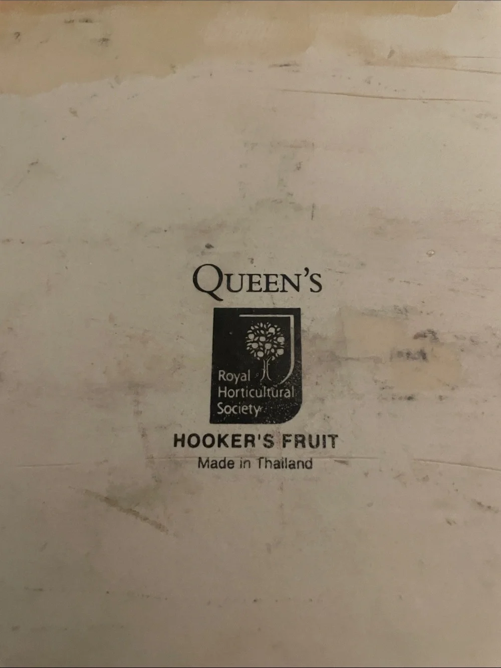 Queens Cream Ceramic Roasting Pan with Peach Motif 9.5x11.5